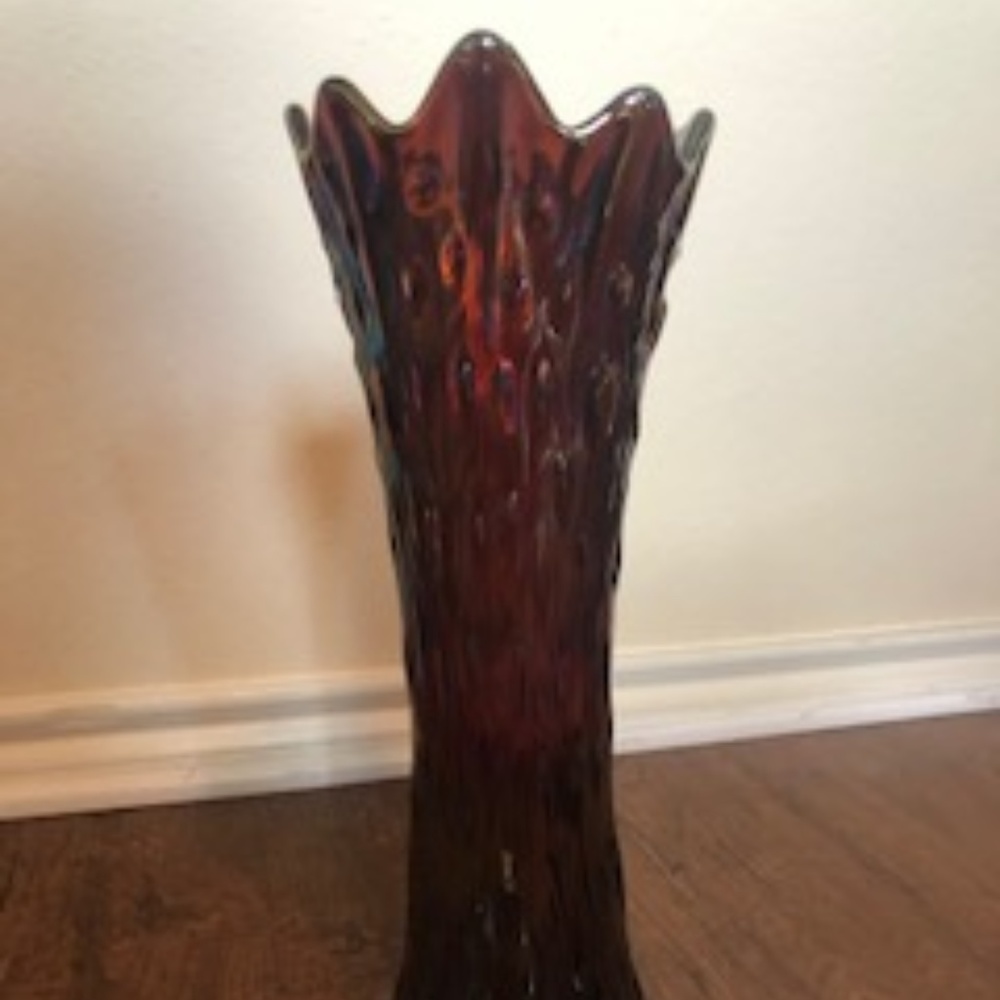 Red Vase - "Tree Trunk"